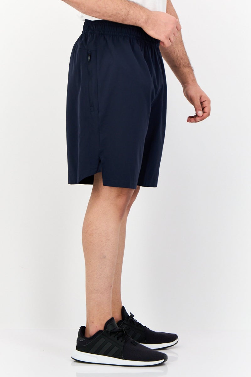 Adidas شورتات تدريب رياضية للرجال بطول 9 إنش، لون كحلي - Image 2